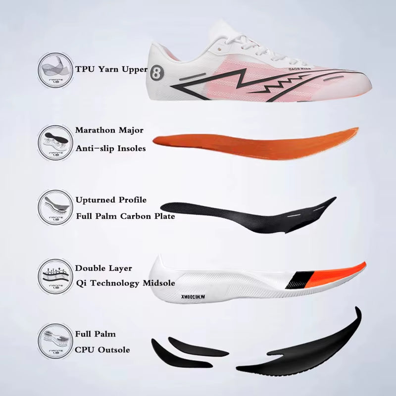 Marathon Running Shoes Carbon Plated Unisex